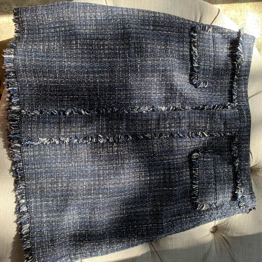 Banana Republic lined tweed skirt